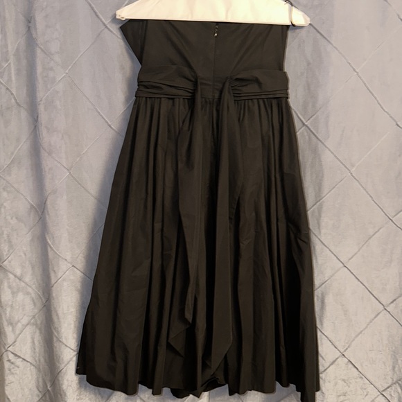 🧡 J crew A line princess sleeveless black formal dress /ballgown w/pockets sz 8 - Picture 4 of 9